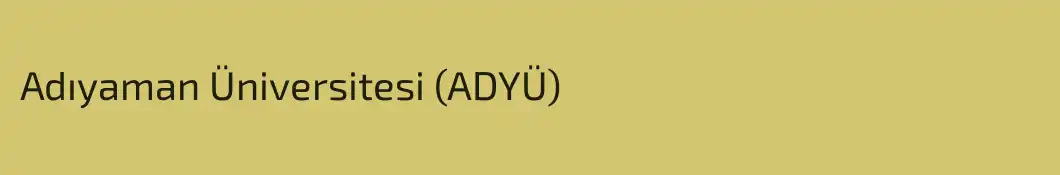 Adıyaman Üniversitesi (ADYÜ)
